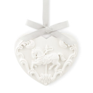 Cuore gesso con cavallo