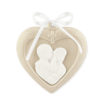 Cuore comunione beige bimbo