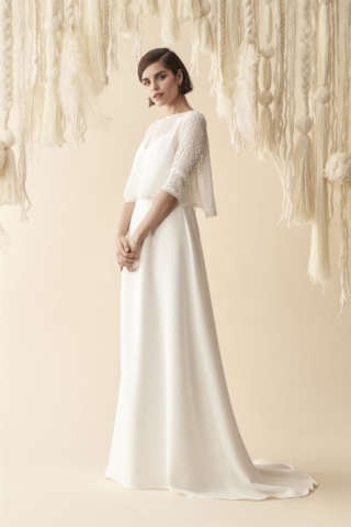 abito da sposa corpino in lana