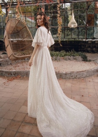 Abito da sposa metal glitter