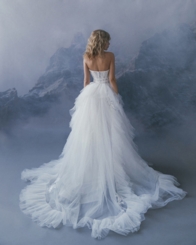 abito in tulle e pizzo